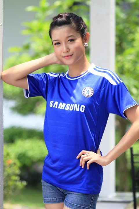 'Mối tình' của cô với Chelsea được bắt nguồn từ anh chàng thủ môn Petr Cech.
